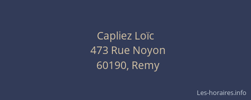 Capliez Lo&iuml;c