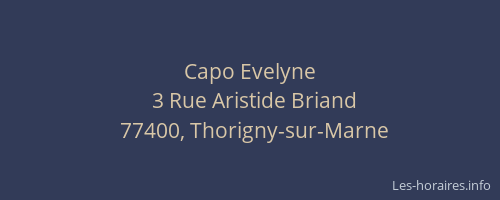Capo Evelyne