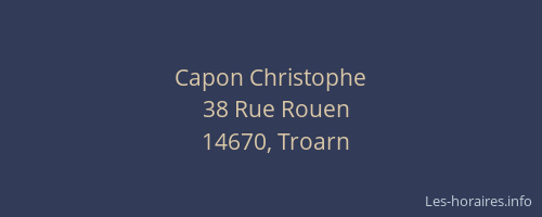 Capon Christophe