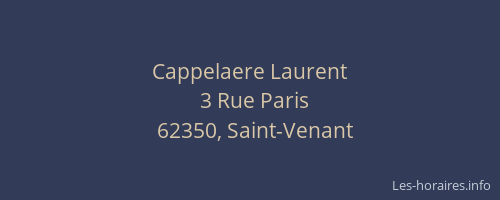 Cappelaere Laurent