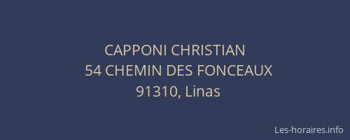 CAPPONI CHRISTIAN