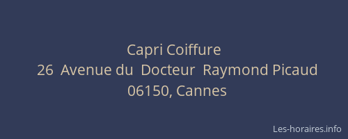 Capri Coiffure