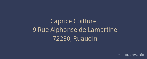 Caprice Coiffure