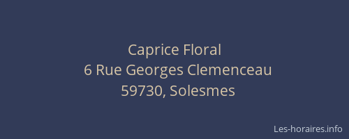 Caprice Floral