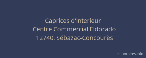 Caprices d'interieur