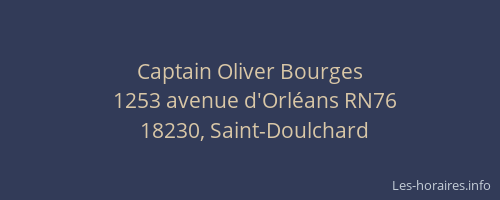 Captain Oliver Bourges