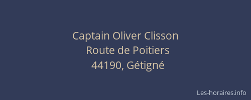 Captain Oliver Clisson