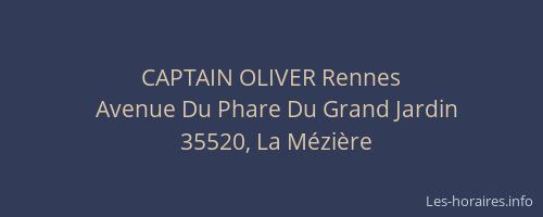 CAPTAIN OLIVER Rennes