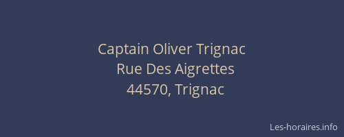 Captain Oliver Trignac