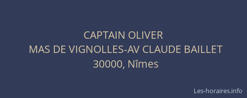 CAPTAIN OLIVER
