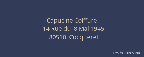 Capucine Coiffure