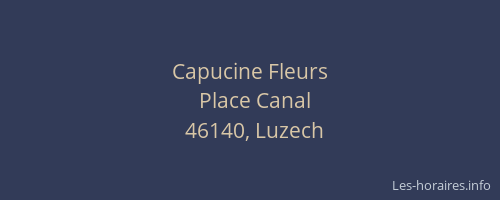 Capucine Fleurs