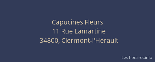 Capucines Fleurs