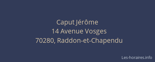 Caput Jérôme