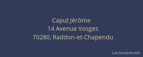 Caput J&eacute;r&ocirc;me
