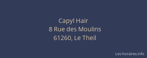 Capyl Hair