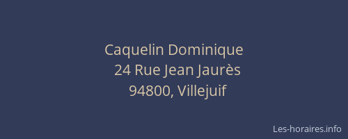 Caquelin Dominique