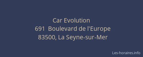 Car Evolution