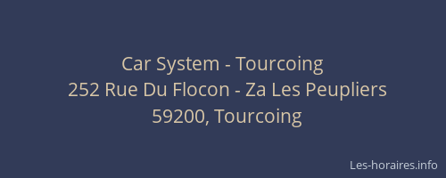 Car System - Tourcoing