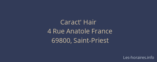 Caract' Hair