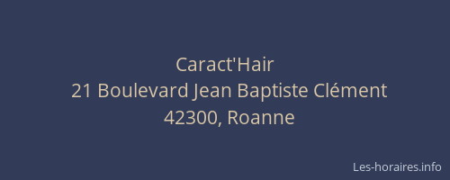 Caract'Hair
