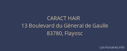 CARACT HAIR