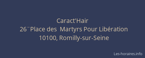 Caract'Hair