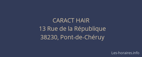 CARACT HAIR