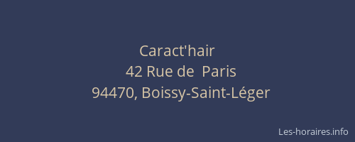 Caract'hair