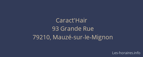 Caract'Hair