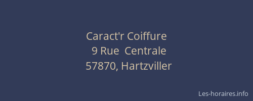 Caract'r Coiffure