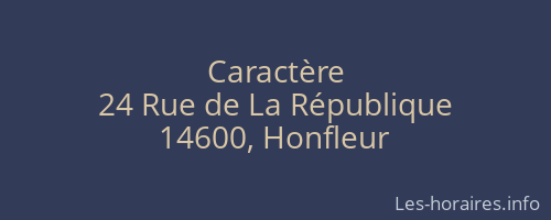 Caractère