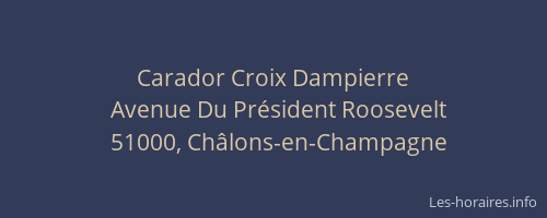 Carador Croix Dampierre