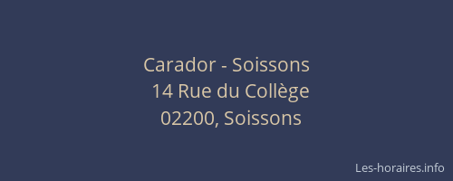 Carador - Soissons
