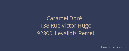 Caramel Doré