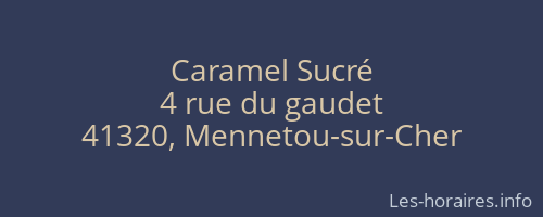 Caramel Sucré