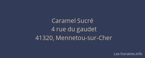 Caramel Sucr&eacute;