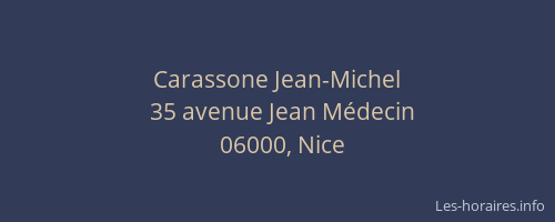 Carassone Jean-Michel