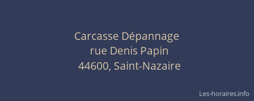 Carcasse Dépannage
