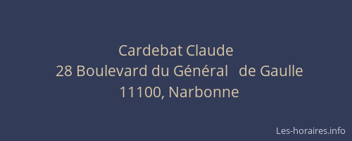 Cardebat Claude