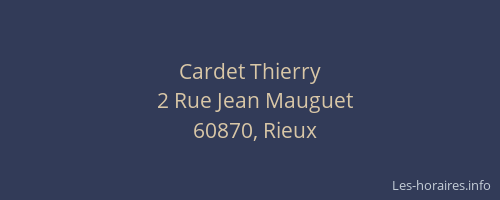 Cardet Thierry