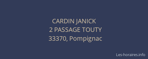 CARDIN JANICK