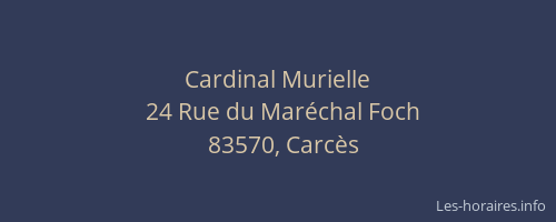 Cardinal Murielle