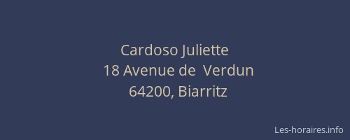 Cardoso Juliette