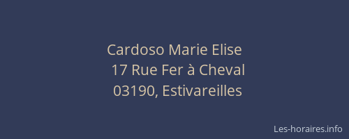 Cardoso Marie Elise