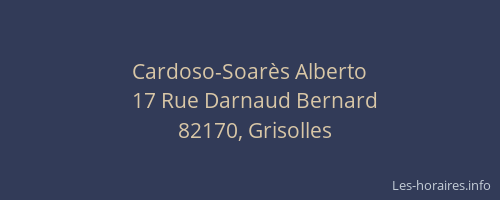 Cardoso-Soarès Alberto