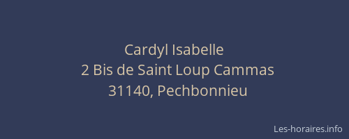 Cardyl Isabelle