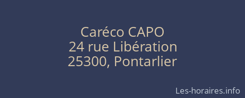 Car&eacute;co CAPO