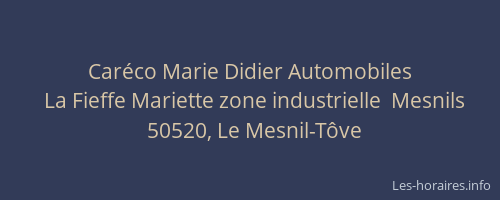 Caréco Marie Didier Automobiles