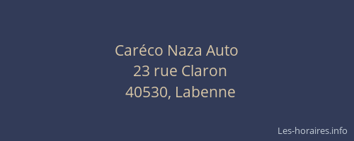 Car&eacute;co Naza Auto